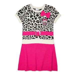 L.O.L. Surprise! Girls Sweater Knit Dress, Size XL 14-16